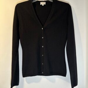 TSE Cashmere Women's Black Cardigan Sweater XS